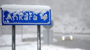 Ankaraya yılın ilk karı düştü