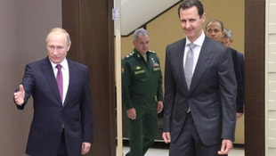 Esad, Putine tablo hediye etti! Suriye krizi sırasında...