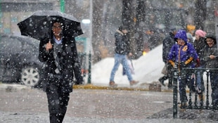 Ankarada kar yağışı 
