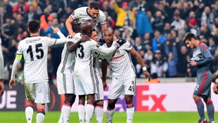Beşiktaş Olympiakosu 4-1 yenerek çeyrek finale yükseldi (ÖZET)