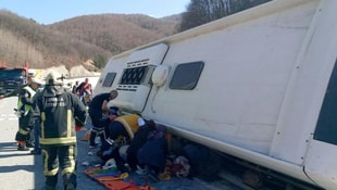 Sendikacı kadınların otobüsü devrildi: 7 ölü 34 yaralı