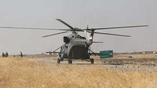 Irakta askeri helikopter düştü!