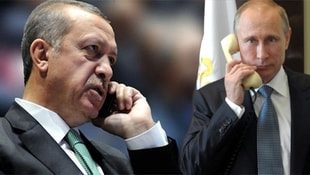 Putinden Erdoğana Türk Akımı telefonu!
