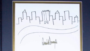 Trump, New Yorkun resmini çizdi