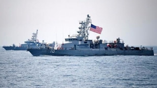 ABDden İran gemisine uyarı ateşi!