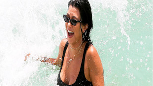 Kourtney Kardashian yok artık dedirtti!