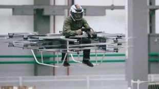 Ruslar bunu da yaptı! Kalaşnikof’tan insanlı drone