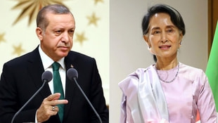 Erdoğan, Myanmar lideri ile görüştü!