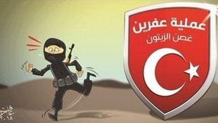 Katar gazetesinden anlamlı karikatür!