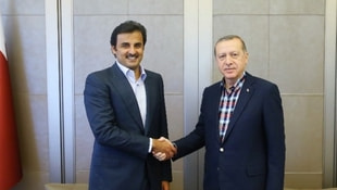 Erdoğan Katar Emiriyle görüştü