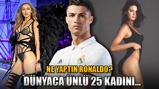 Ronaldo 25 ünlü güzeli...