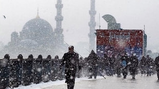 İstanbulda kar yağışı başladı!