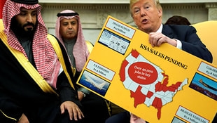 Trump Suudi Prensle dalga geçti