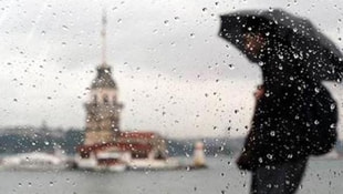 İstanbulda beklenen yağış başladı... Meteorolojiden uyarı var