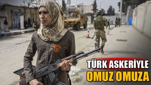 Türk askeriyle omuz omuza