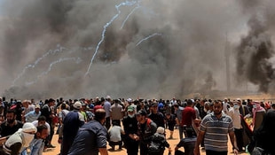 Gazzedeki gösterilerde 52 Filistinli şehit oldu