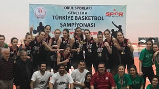 Oğuzkaan Koleji Kız Basketbol Takımı Türkiye Şampiyonu oldu