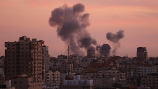 İsrailden Gazzeye hava saldırısı