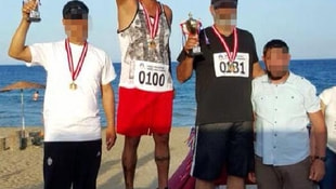 Firari katil zanlısı Kıbrısta maraton koşusunda şampiyon olmuş
