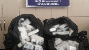 Elazığda 14 bin paket kaçak sigara ele geçirildi