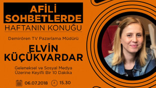 AFIli Sohbetlerin bu haftaki  konuğu Elvin Küçükvardar