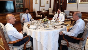 Katar Emiri Erdoğanla bir araya geldi