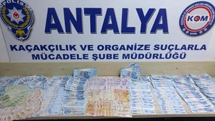 Antalyada sahte para ve içki operasyonu