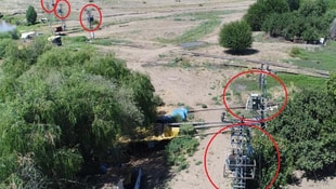Kaçak elektrik kullanımı drone ile havadan tespit ediliyor