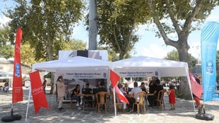 YKS Tercih Çadırı, Eyüp Sultan Camii Meydanında 