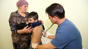 Ahıska Türkleri sağlık taramasından geçiriliyor