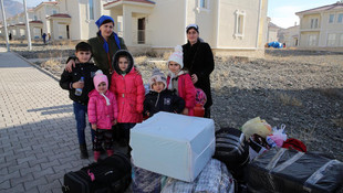 Ahıska Türklerinin üçüncü kafilesi Erzincan'a geldi