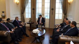 Başbakan Davutoğlu'nun kabulü