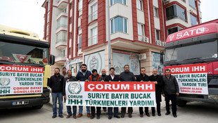 Bayırbucak Türkmenlerine un yardımı