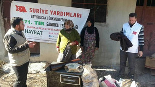 Bayırbucak Türkmenlerine yardım