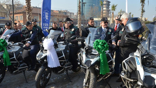 Belediyeden emniyete motosiklet hibesi