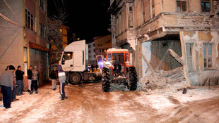 Bolu'da kar yağışı