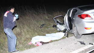 Çatalca'da iki otomobil çarpıştı: 1 ölü, 4 yaralı