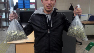 Cezasını "5 kuruş"larla ödemek istedi