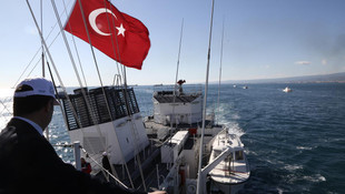 Mersin açıklarında arama kurtarma tatbikatı