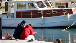 Doğuda kar Ege'de deniz keyfi