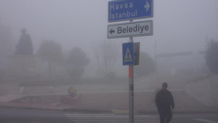 Edirne'de yoğun sis
