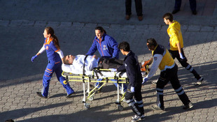 Hastanedeki yangın tatbikatı gerçeğini aratmadı