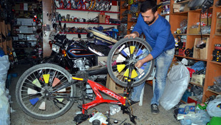 Hurda malzemelerden kalorifer sistemi kurdu