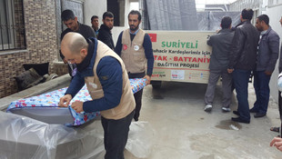 İHYADER'den Suriyeli ailelere yardım