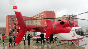 İki kez kalbi duran hasta, ambulans helikopterle İstanbul'a sevk edildi