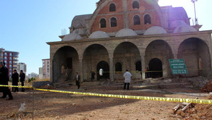 Kahramanmaraş'ta cami inşaatında göçük