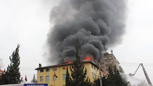 Kahramanmaraş'ta öğrenci yurdunda yangın