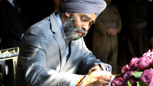 Kanada Ulusal Savunma Bakanı Sajjan, Erbil'de