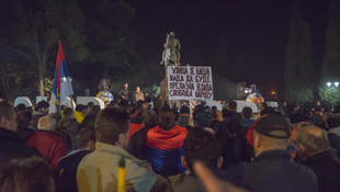 Karadağ'da hükümet karşıtı protesto