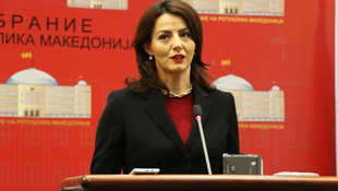 Makedonya Cumhurbaşkanı İvanov'a protesto